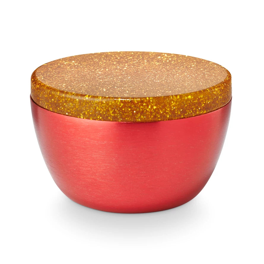 Memory Lane Sparkle Lid Tin Candle - Meraki Co.